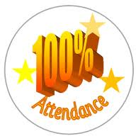  100% attendance