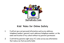 Safe Kids – Internet Safety Rules
